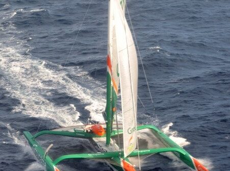 Heure d'arrivée (ETA) de Franck Cammas route du rhum 2010