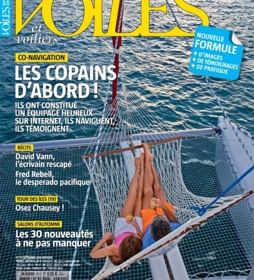 La co-navigation en couverture de Voiles et Voiliers (09/2013)
