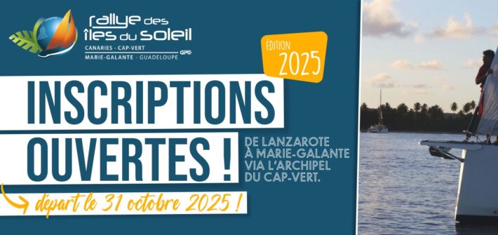 Inscription rallye des iles du soleil 2025