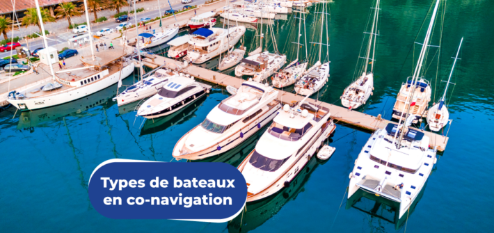 Les différents types de bateau en co-navigation